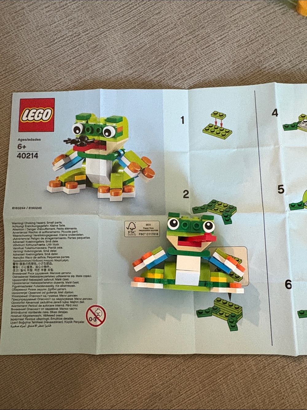 Lego 40214 Frog Minibuild